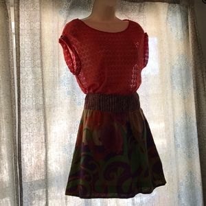 SANCTUARY LACE KNIT TOP